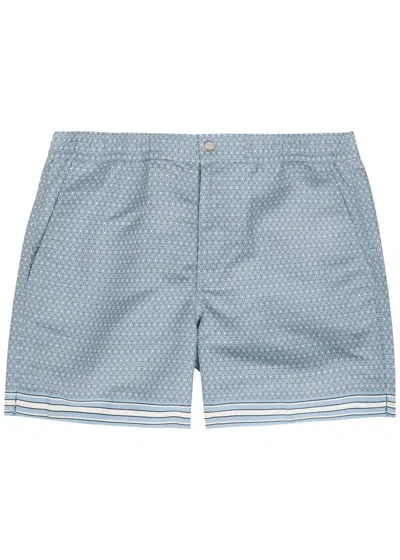 Che Lucena Printed Shell Swim Shorts In Blue