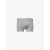 Che Mens Stone Grey Branded-waistband Pack Of Three Jersey Trunks In Gray