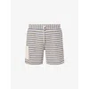 Che Mens Multi Matias Crot-patch Knitted Cotton-blend Shorts Xl In Multi