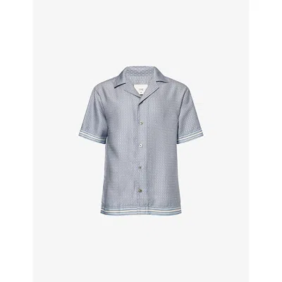 Che Mens  Lucena Printed Woven Shirt In Multi