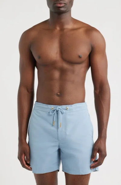 Che Ché Oceano Drawstring Swim Trunks In Blue