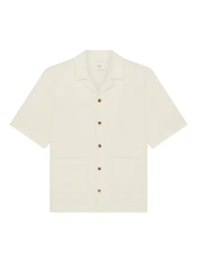 Che Pocket Short-sleeves Shirt In White