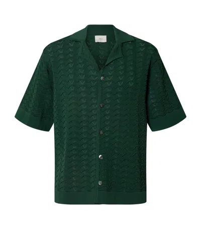 Che Ripple Knitted Shirt In Green