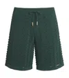 Che Ripple Knitted Shorts In Green