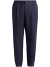 Che Linen Relaxed Trousers In Blue