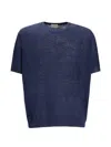 Che Studios Ferrier Linen T-shirt In Blue