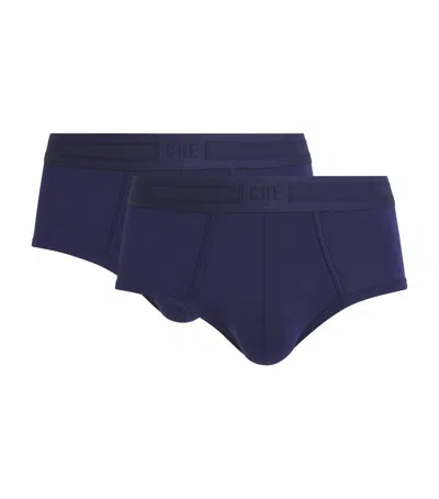 Che Studios Logo-waist Briefs In Blue