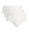 Che Studios Modal-blend Briefs In White