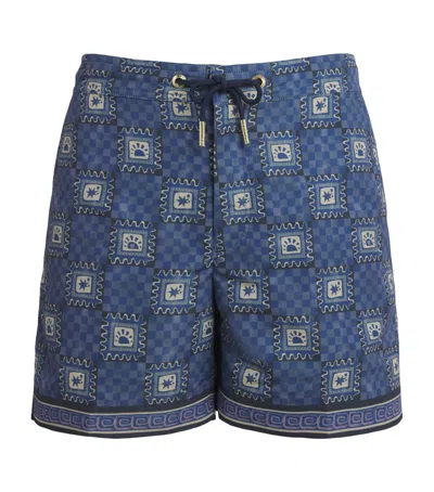 Che Telha Graphic-print Swim Shorts In Blue