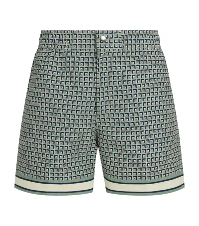 Che Tessera Tailored Swim Shorts In Gray