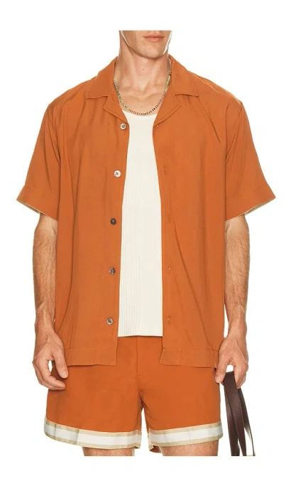 Che Valbonne Shirt In Rust