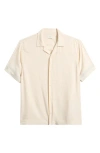Che Ché Valbonne Solid Camp Shirt In Neutral
