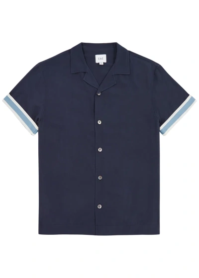 Che Valbonne Viscose Shirt In Navy