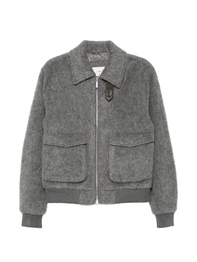 Che Verbier Bomber Jacket In Gray
