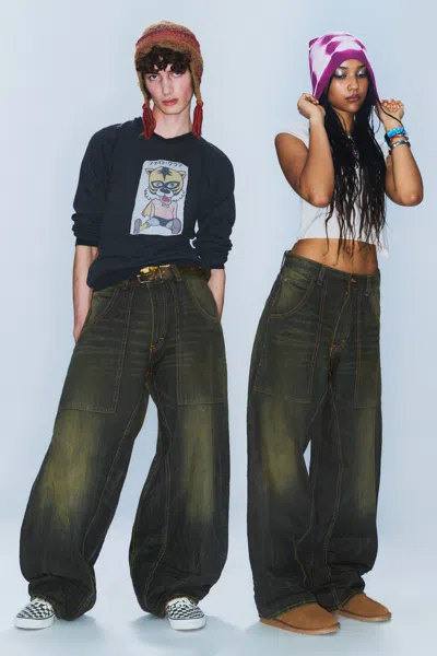 Cheap Monday Dunno Unisex Low Rise Loose Barrel Leg Jeans