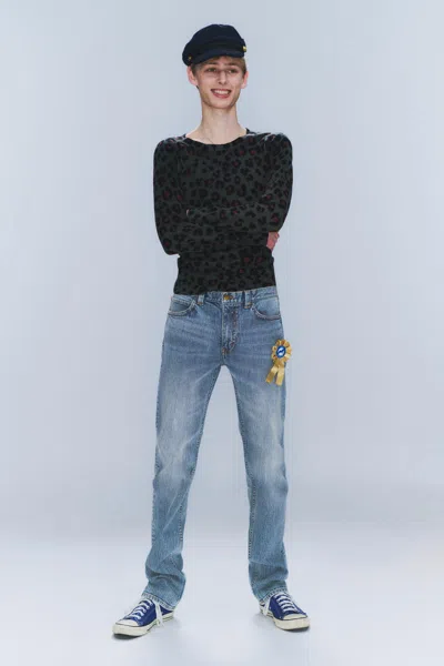 Cheap Monday Issue Low Waist Slim Tapered Jeans In Blue