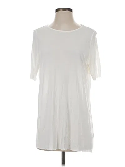 Pre-owned Cheap Monday Short Sleeve Top Ivory Crew Neck Tops