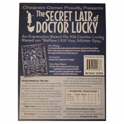 Cheapass Games Doctor Lucky-secret Lair
