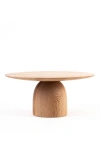 Chechen Wood Design Cake Plate In Natural