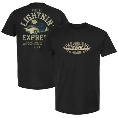 Checkered Flag Sports Black Nascar White Lightnin' Express T-shirt