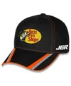 Checkered Flag Sports Men's And Women's Black Chase Briscoe Bass Pro Shops Uniform Adjustable Hat In Black