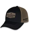 Checkered Flag Sports Men's And Women's Black Kyle Larson Flag Trucker Adjustable Hat In Black