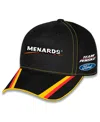 Checkered Flag Sports Men's And Women's Black Ryan Blaney Menards Uniform Adjustable Hat In Black