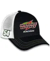 Checkered Flag Sports Men's And Women's Black Ty Gibbs Interstate Batteries Sponsor Trucker Adjustable Hat In Black