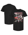 Checkered Flag Sports Men's Black Austin Dillon 2025 Cook Out 400 Race Winner T-shirt In Black