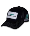 Checkered Flag Sports Men's Black Brad Keselowski Build Vintage-like Patch Adjustable Hat In Black