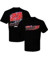 Checkered Flag Sports Men's Black Bubba Wallace Name Number T-shirt In Black