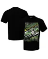 Checkered Flag Sports Men's Black Carl Edwards Nascar 2025 Hall Of Fame Inductee T-shirt In Black