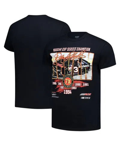 Checkered Flag Sports Men's Black Dale Earnhardt 1-spot Seven Championships T-shirt