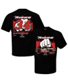 Checkered Flag Sports Men's Black Layne Riggs Bare Knuckle Boxing Car T-shirt In Black