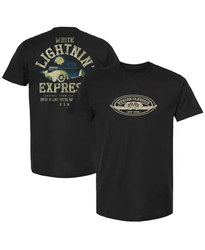Checkered Flag Sports Men's Black Nascar White Lightning' Express T-shirt