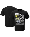 CHECKERED FLAG SPORTS MEN'S CHECKERED FLAG SPORTS BLACK CHAD KNAUS NASCAR HALL OF FAME CLASS OF 2024 T-SHIRT