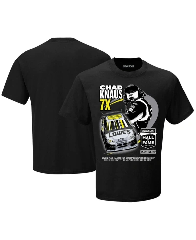 Checkered Flag Sports Men's  Black Chad Knaus Nascar Hall Of Fame Class Of 2024 T-shirt