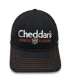 Checkered Flag Sports Men's  Black Kyle Busch Cheddar's Trucker Adjustable Hat In Black
