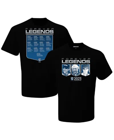 Checkered Flag Sports Men's  Black Nascar Hall Of Fame Class Of 2023 Inductee T-shirt