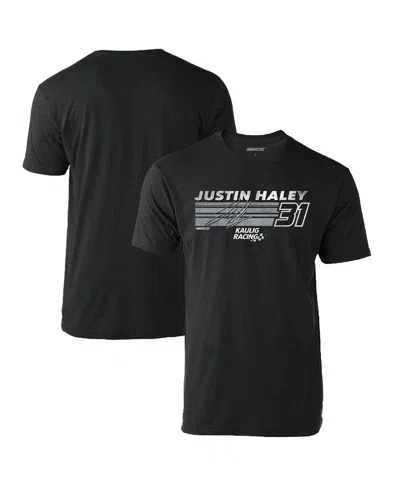 Checkered Flag Sports Men's  Heather Charcoal Aj Allmendinger Hot Lap T-shirt