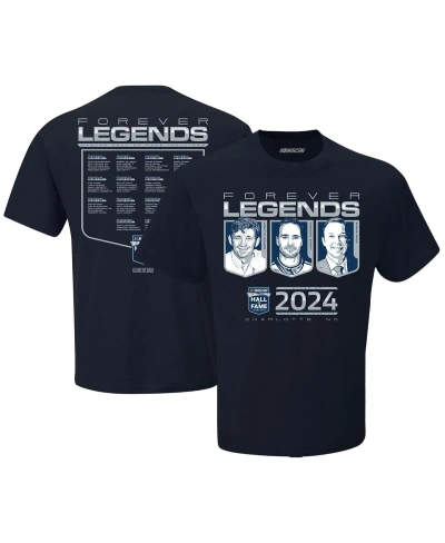 Checkered Flag Sports Men's  Navy Nascar Hall Of Fame Class Of 2024 T-shirt