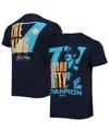 Checkered Flag Sports Men's  Navy Richard Petty 7x Champion T-shirt In Navy