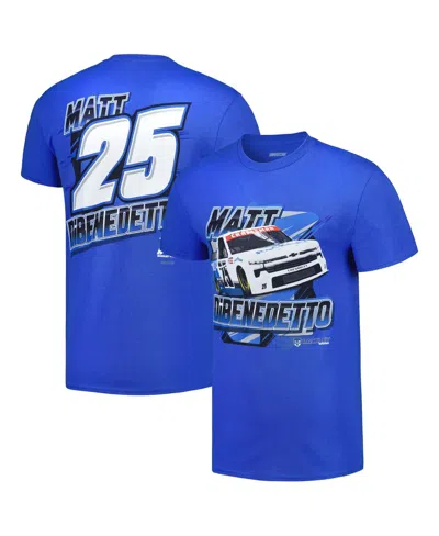 Checkered Flag Sports Men's  Royal Matt Dibenedetto Two-sided Blister T-shirt