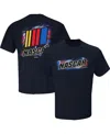 Checkered Flag Sports Men's Navy Nascar Lightning T-shirt In Navy