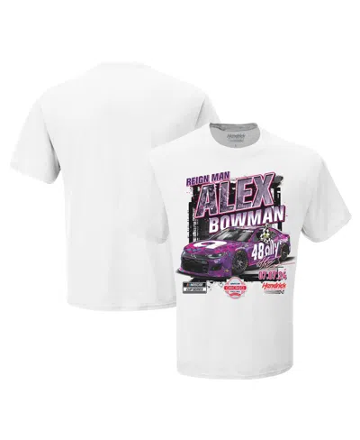 Checkered Flag Sports Men's White Alex Bowman 2024 Grant Park 165 Race ...