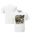 Checkered Flag Sports Men's White Ryan Blaney 2025 Coke Zero Sugar 400 Race Winner T-shirt In White