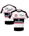 Checkered Flag Sports Men's White/black Dale Earnhardt Good Wrench Legend Sublimated Uniform T-shirt