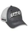 Checkered Flag Sports Women's Gray/white Nascar Pit Box Adjustable Trucker Hat