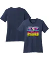 Checkered Flag Sports Women's Navy Daytona International Speedway 2025 Daytona 500 Graphic T-shirt In Navy
