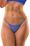 Cheeky Cherry 2-pack Leakproof Everyday Liner Ultra Smooth String Thong In Sienna/lila